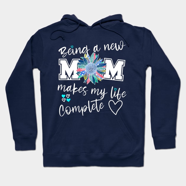 Being a new mom, expecting mother gift, Happy first Mothers Day Hoodie by kimbo11